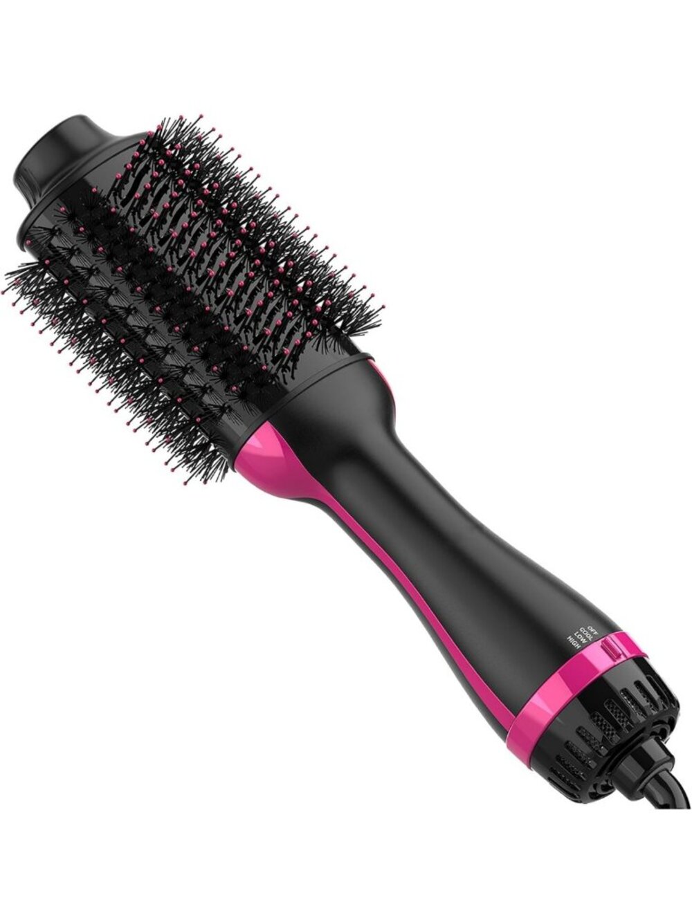 4-in-1 Hair Dryer Brush & Volumizer, Hot Air Styling Tool, Anti-Frizz